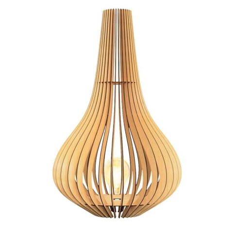Luminária de Chão Pelicano Mdf Cru