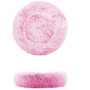 Ver imagem 2 de Caminha Nuvem Pet Lorben Redonda Pelúcia Cachorros Gatos Tamanho G 60x60cm Rosa