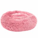 Ver imagem 3 de Caminha Nuvem Pet Lorben Redonda Pelúcia Cachorros Gatos Tamanho G 60x60cm Rosa