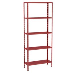 Estante Aço 5 Prateleiras Eaf014 Vermelho - 1