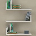 Ver imagem 1 de Kit 3 Prateleiras em L com Furação para Ser Colocado na Parede