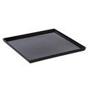 Ver imagem 1 de Prato Square Quadrado 27x27 Preto em Polipropileno Linha Tropical Vem