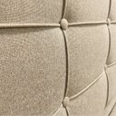 Ver imagem 2 de Cabeceira Estofada Luxo King Design Moderno e Sofisticado:Palha