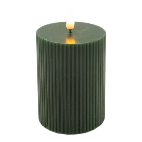 Vela Eletrônica de Led Verde 13cm | Natal Encantado Formosinha