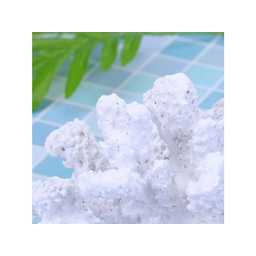 Escultura Decorativa Aquário Coral Artificial Resina Branco - 4