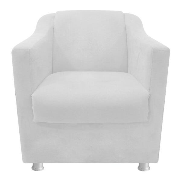 kit Poltrona e Namoradeira Tilla Corano Branco - STS Móveis - 3
