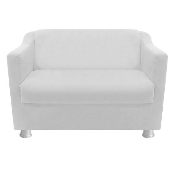 kit Poltrona e Namoradeira Tilla Corano Branco - STS Móveis - 4