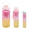 Ver imagem 1 de Conjunto 3 Garrafas Wolff Squeeze Degrade Cintilante Rosa