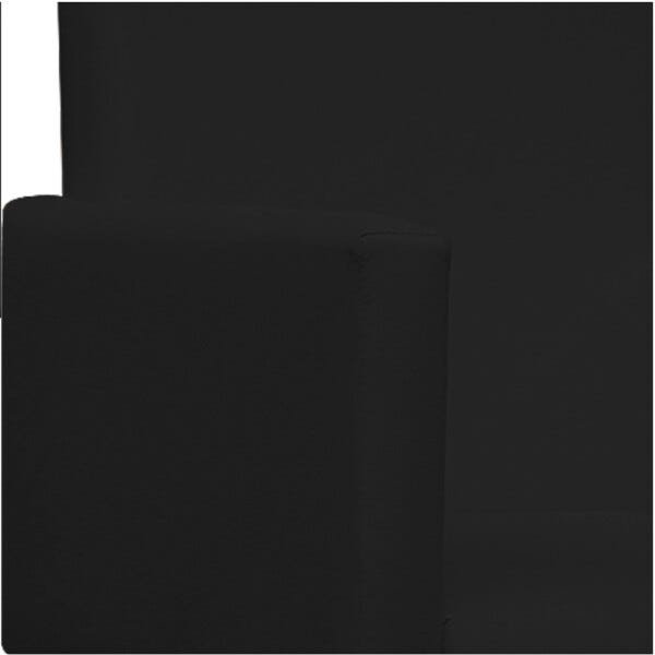 Poltrona Beatriz Pés Palito Mel Corano Preto - STS Móveis - 5