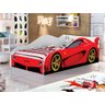 Mini Cama Carro Adesivada P/ Colchao 150x70 - LV MÓVEIS:Ferrari - 1