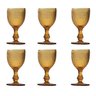 Conjunto 6 Peças Taça para Água de Vidro Bico de Jaca 255mL Rojemac - 1