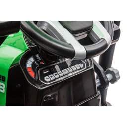 Trator com Pá Carregadeira e Carroceria Verde Elétrico Infantil a Bateria Para Crianças Motorizado - 7