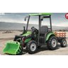 Trator com Pá Carregadeira e Carroceria Verde Elétrico Infantil a Bateria Para Crianças Motorizado - 8