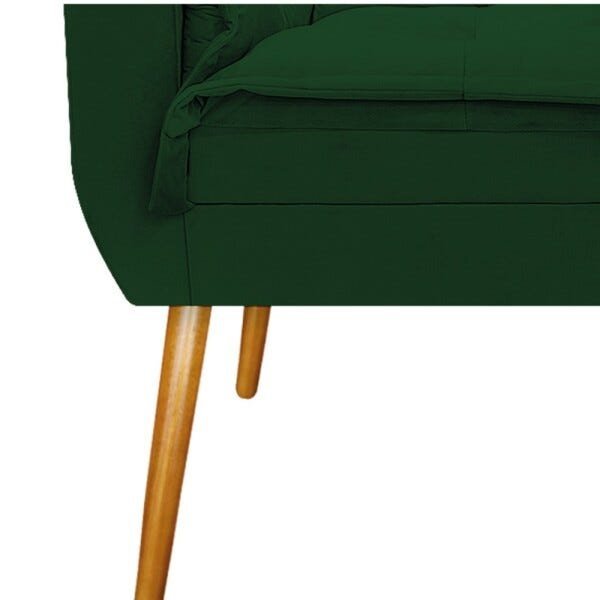 Namoradeira Opala Pés Palito Mel Suede Verde - STS Móveis - 6