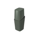 Ver imagem 1 de Porta Escovas de Dentes com Tampa New Square Flora Verde Coza
