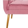 Namoradeira Opala Pés Palito Mel Suede Rosa Bebê - STS Móveis - 6