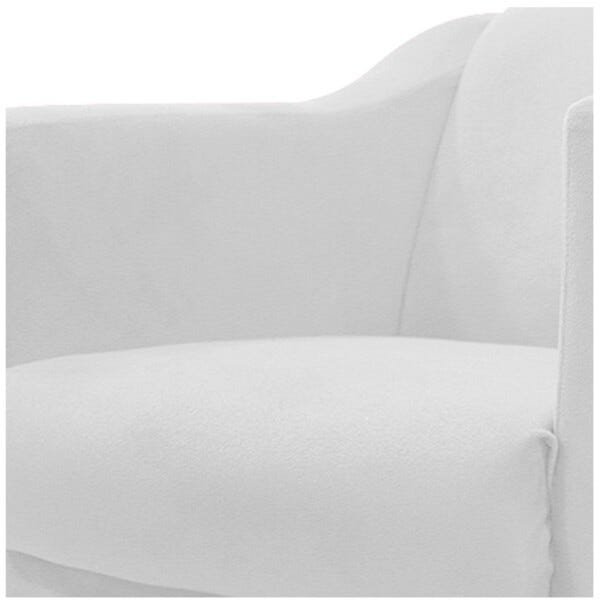 Kit 2 Poltronas Decorativas Tilla Corano Branco - 6