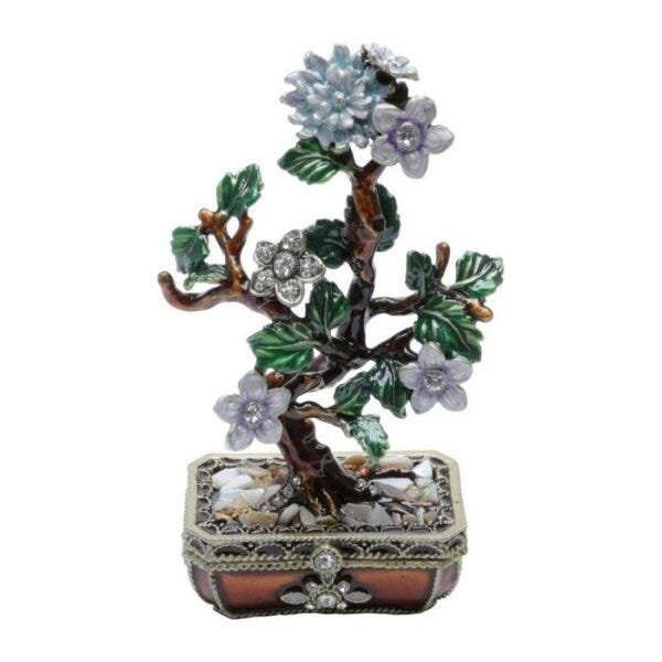 Porta Joias de Zamac Bonsai 7,5cmx4cmx12,5cm Rojemac - 1