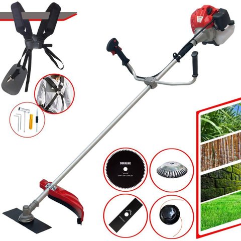 Roçadeira Multifuncional Anmax Cg520p À Gasolina 52cc 2,2hp 10.000rpm C/ 4 Opções de Corte