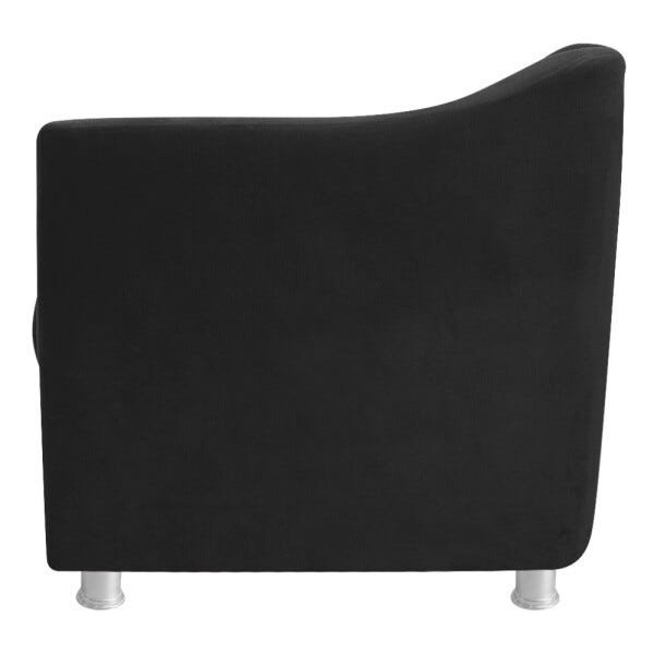 Kit 2 Poltronas Decorativas Tilla Suede Preto - 4