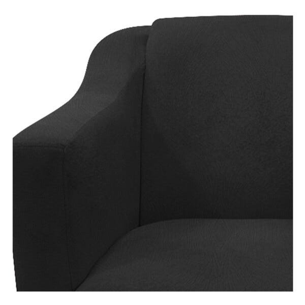 Kit 2 Poltronas Decorativas Tilla Suede Preto - 6