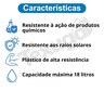 Tanque Plástico para Lavar Roupa 18l Astra Tq18/sc - 4