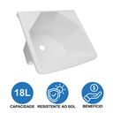 Ver imagem 1 de Tanque Plástico para Lavar Roupa 18l Astra Tq18/sc