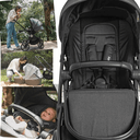 Ver imagem 4 de Carrinho Moises Bebe Conforto Base Isofix Kiddo Sunny Preto