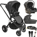 Ver imagem 1 de Carrinho Moises Bebe Conforto Base Isofix Kiddo Sunny Preto