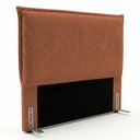 Ver imagem 1 de Cabeceira para Cama Box Casal Padrão Virella 140cm Moderna com Frame Bouclê Terracota - Desk Design