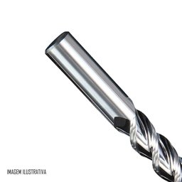 Fresa Topo Reto Metal Duro - Med. 10mm - Alumínio - 3 Cortes - 3