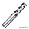 Fresa Topo Reto Metal Duro - Med. 10mm - Alumínio - 3 Cortes - 1