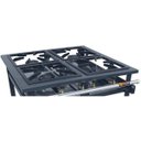 Ver imagem 7 de Fogão Industrial P5 4 Bocas Alta Pressão com Forno 90L Tampa Pintada - MetalFour