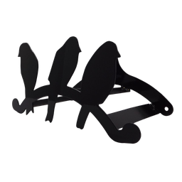 Suporte Mangueira Jardim PÁSSAROS PRETO ALL STYLE - 1