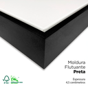 Ver imagem 3 de Quadro Decorativo Abstrato Borboleta Asas Douradas Moderna