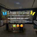 Ver imagem 6 de Quadro Decorativo Abstrato Borboleta Asas Douradas Moderna