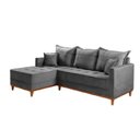 Ver imagem 1 de Sofá para Sala de Estar Living com Chaise Suede Onix