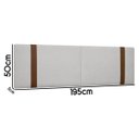 Ver imagem 6 de Painel Suspenso Cabeceira Dobrável Pietro para Cama Box King Size 195cm Boucle:bouclê Cinza Claro