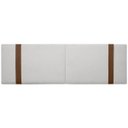 Ver imagem 2 de Painel Suspenso Cabeceira Dobrável Pietro para Cama Box King Size 195cm Boucle:bouclê Cinza Claro