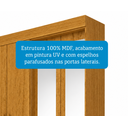 Ver imagem 3 de Guarda-Roupa 4 Portas 3 Gavetas com Espelho Debora Acp