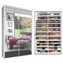 Ver imagem 1 de Sapateira Multiuso com Espelho e Luz de Led 2 Portas 100 Pares Quarto