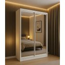 Ver mais imagens de Sapateira Multiuso com Espelho e Luz de Led 2 Portas 100 Pares Quarto