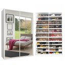 Ver imagem 7 de Sapateira Multiuso com Espelho e Luz de Led 2 Portas 100 Pares Quarto