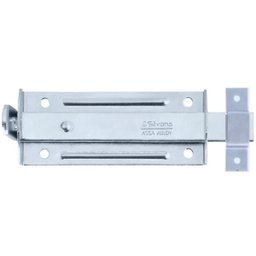 Ferrolho Trinco Tarjeta Fecho Chato para Porta Janela Portão 5,5cm Zincado | Silvana | Kit 02 Un - 5