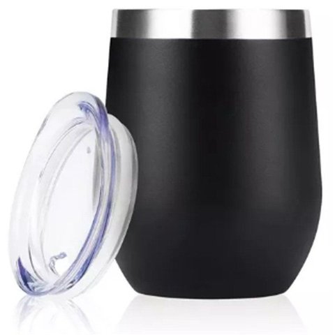 Copo Termico Inox Parede Dupla com Tampa 350ml Beber Gelo