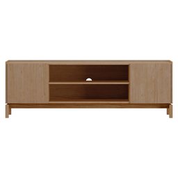 Rack para Tv 50 Polegadas 2 Portas 2 Gavetas 100% Madeira Maciça Barcelona - 5