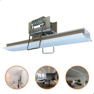 Kit 10 Presilhas de Fixação Borboleta para Perfil