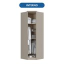 Ver imagem 5 de Módulo de Canto Oblíquo 1 Porta 3 Prateleiras Elegance
