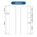 Ver imagem 7 de Módulo de Canto Oblíquo 1 Porta 3 Prateleiras Elegance