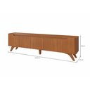 Ver imagem 2 de Rack Grecia 220 4 Portas e 1 Gaveta Mavaular Naturale